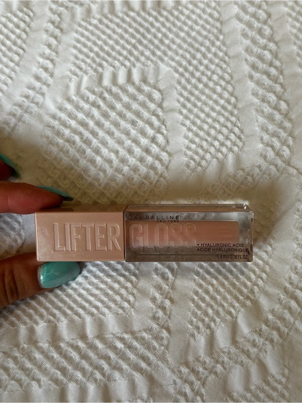 Maybelline Lifter Gloss + Hyaluronic Acid shade 002 Ice 5.4mL NWT Not Used